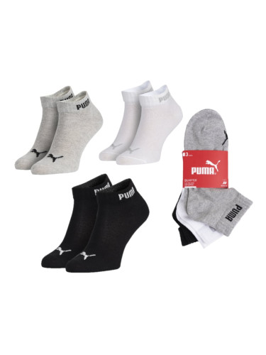 Puma Unisex's 3Pack Socks 887498 White/Black/Grey