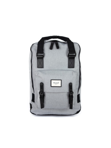 Himawari Unisex's Backpack Tr21313-7 Black/Light Grey