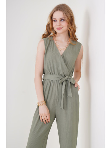 Bigdart 7021 Knitted Jumpsuit - Cagla