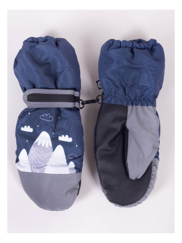 Yoclub Kids's Children'S Winter Ski Gloves REN-0295C-A110 Navy Blue