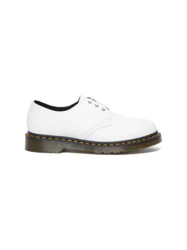 Половинки обувки Dr. Martens DM27214113 Vegan 1461 в бяло с равна подметка