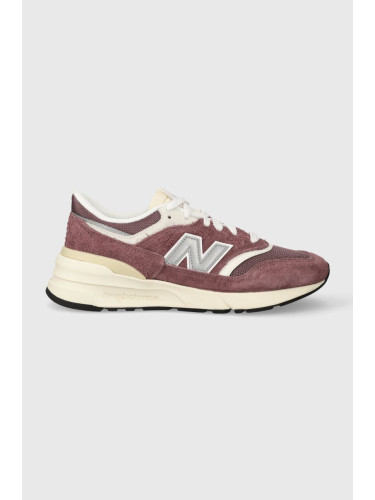 Маратонки New Balance 997 в бордо