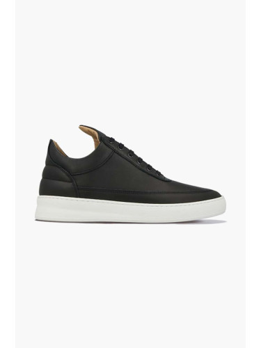 Кожени маратонки Filling Pieces Low Top Plain в черно 29726991861