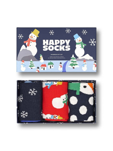 Чорапи Happy Socks Snowman Socks Gift Set (3 чифта)
