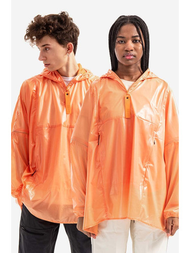 Непромокаемо яке Rains Ultralight Anorak в оранжево с преходна изолация с уголемена кройка