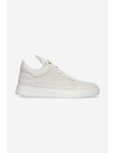 Кожени маратонки Filling Pieces 
Low Top Aten в сиво 10126591890