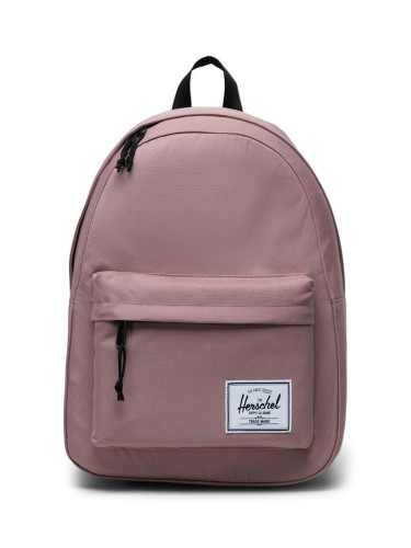 Раница Herschel 11377-02077-OS Classic Backpack в розово голям размер с изчистен дизайн