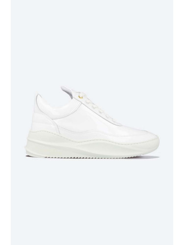 Кожени маратонки Filling Pieces Low Top Sky Shine в бяло 25528301901 25528301901