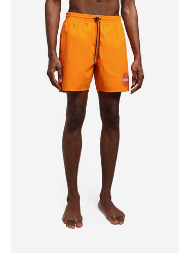 Плувни шорти Napapijri в оранжево с изчистен дизайн