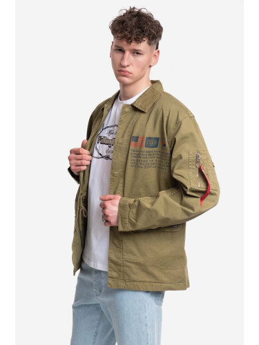 Яке Alpha Industries Field Jacket LWC 136115 11 в зелено преходен модел