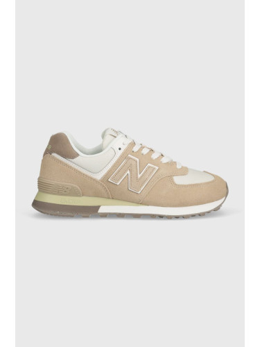 Маратонки New Balance 574 в бежово