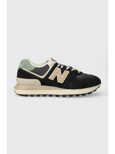 Маратонки New Balance 574 в черно U574LGFB