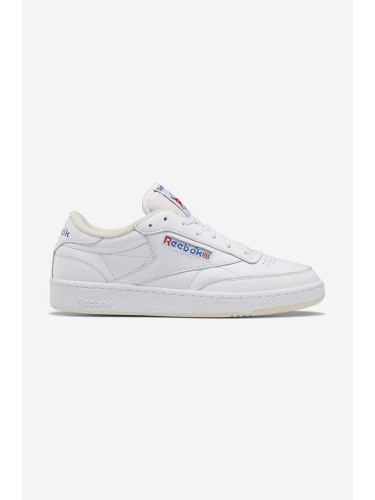 Кожени маратонки Reebok Club C 85 Vintage GZ5162 в бяло