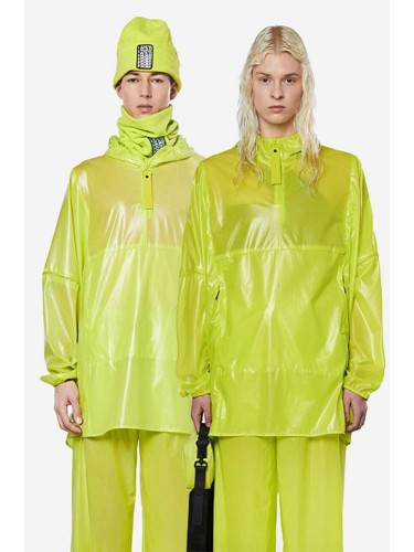 Непромокаемо яке Rains Ultralight Anorak 18880 REFLECTIVE DIGITAL LIME в зелено с преходна изолация с уголемена кройка