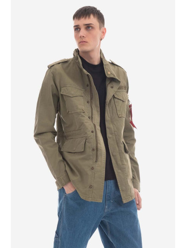 Яке Alpha Industries Huntington 176116 11 в зелено преходен модел