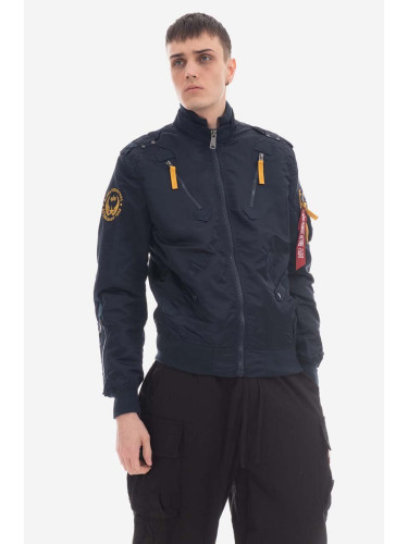 Яке Alpha Industries Falcon II 156109 07 в тъмносиньо преходен модел