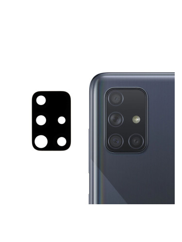 Удароустойчив протектор за задна камера bSmart Nano Flexible, За Samsung Galaxy A71 (A715F), Черен