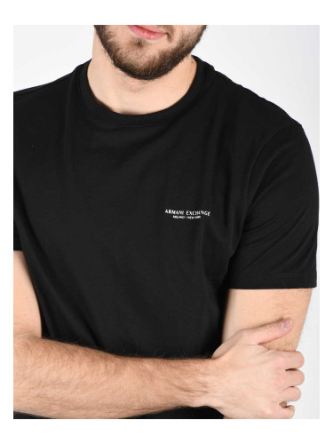 Armani Exchange  AX Мъжка синя тениска 