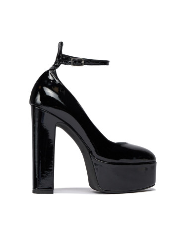 Обувки на ток Pinko Puccini Mary Jane Platform Al 23-24 BLKS1 102011 A18Q Черен