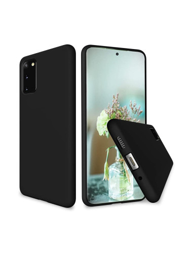 Силиконов кейс bSmart Silicone Soft Cover, За iPhone 7/8/SE 2020/2022, Черен