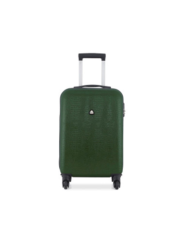 Самолетен куфар за ръчен багаж Semi Line T5637-2 Зелен