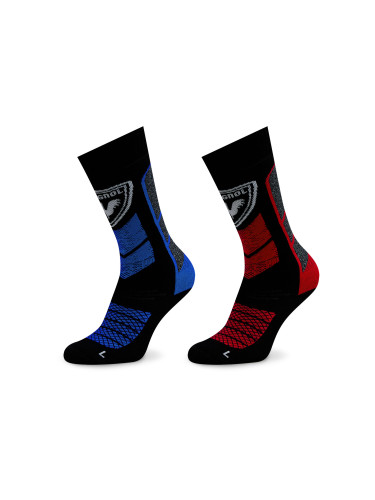 Комплект 2 чифта чорапи за ски Rossignol Jr Termotech 2P RLMYX02 Черен
