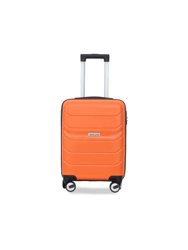 Самолетен куфар за ръчен багаж Semi Line T5614-1 Оранжев