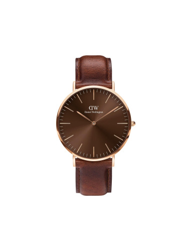 Часовник Daniel Wellington Classic St Mawes DW00100627 Кафяв