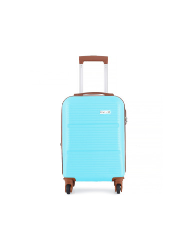 Самолетен куфар за ръчен багаж Semi Line T5640-2 Светлосиньо