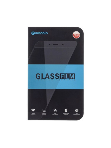 Стъклен протектор за дисплей Mocolo 5D Full с цяло лепило, За iPhone 12 mini (5.4), Черен