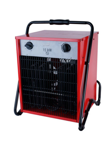Калорифер електрически, трифазен, RAIDER RD-EFH15, 15kW, 400V, 400 куб.м/ч