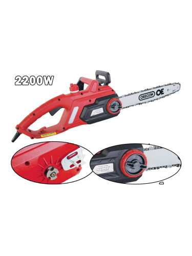 Резачка електрическа RAIDER RD-ECS18X, 2200W, с шина 40 см на OREGON, 3/8" верига