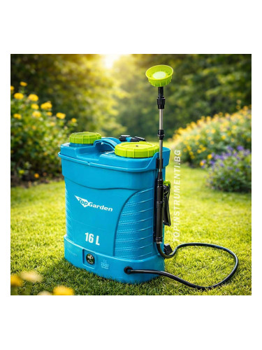 Пръскачка акумулаторна TopGarden TG03, 16 л, 12V/8Ah, 4 bar