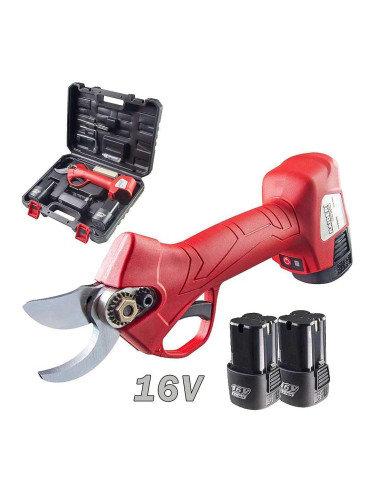 Ножица акумулаторна RAIDER RD-PSH02, 16V, 2x2Ah, 25 мм, безчетков мотор