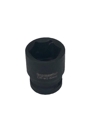 Вложка 22 мм, 1/2", шестостен, Topmaster Pro 330347, ударна