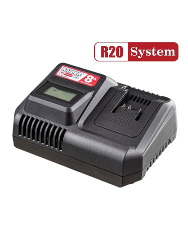 Зарядно бързо за RDP-R20 System, 20V, 8A, с охлаждаща система, RAIDER 039713