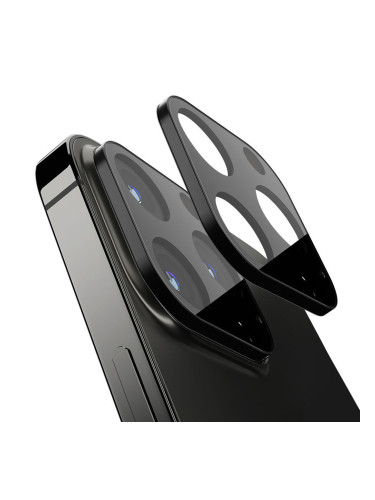Стъклен протектор за задна камера 5D Full MBX за Apple iPhone 13 Pro, 13 Pro Max, Черен