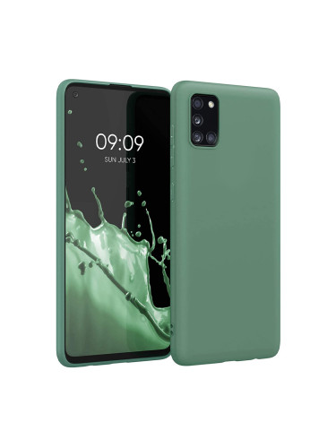 Силиконов кейс bSmart Silicone Soft Cover, За Samsung Galaxy A72 4G/5G (A725F/A726B), Тъмнозелен