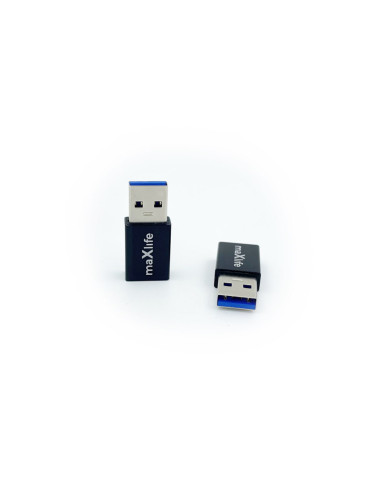 Адаптер Maxlife, Type C към USB 3.0, Черен