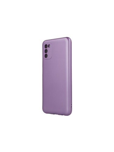 Силиконов кейс bSmart Silicone Metallic Cover, За Samsung Galaxy A52 4G/5G/A52s (A525F/A526B/A528B), Лилав