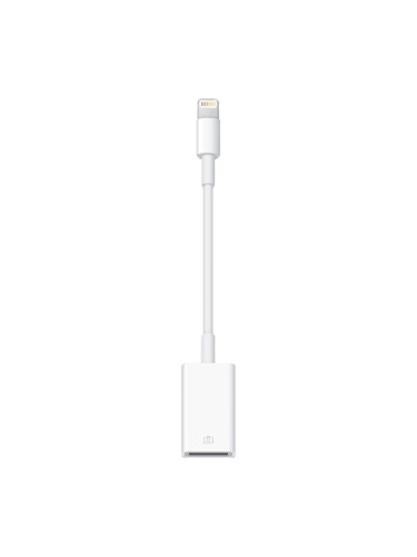 Кабел USB MBX, Lightning към женско USB, Бял