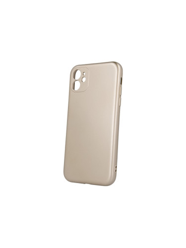 Силиконов кейс bSmart Silicone Metallic Cover, За iPhone 11 (6.1), Златист