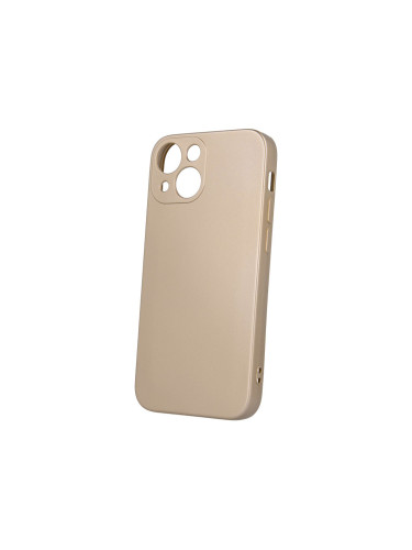 Силиконов кейс bSmart Silicone Metallic Cover, За iPhone 13 Mini (5.4), Златист