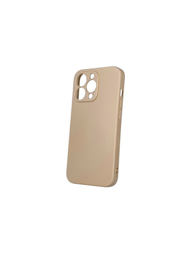 Силиконов кейс bSmart Silicone Metallic Cover, За iPhone 13 Pro (6.1), Златист