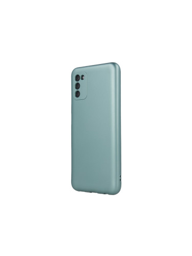 Силиконов кейс bSmart Silicone Metallic Cover, За Samsung Galaxy S22 5G (S901B), Зелен