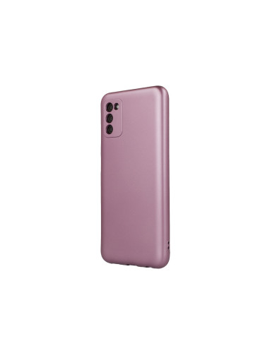 Силиконов кейс bSmart Silicone Metallic Cover, За Samsung Galaxy S22 5G (S901B), Розов