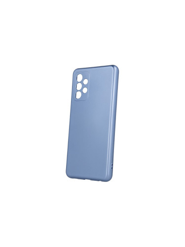Силиконов кейс bSmart Silicone Metallic Cover, За Samsung Galaxy A52 4G/5G/A52s (A525F/A526B/A528B), Светлосин
