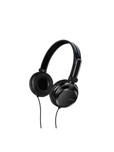 Слушалки XO S32, с кабел 3.5 жак, с микрофон, Черни