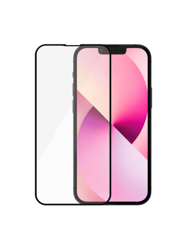 Стъклен протектор OG Premium с цяло лепило, За iPhone 13 Mini (5.4), Черен