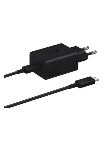 Оригинално зарядно устройство комплект Samsung EP-T4510XBE 45W USB-C, 220V Super Fast Charging в кутия, Черно